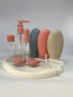 ست مسافرتی آرایشی بهداشتی سیلیکونی